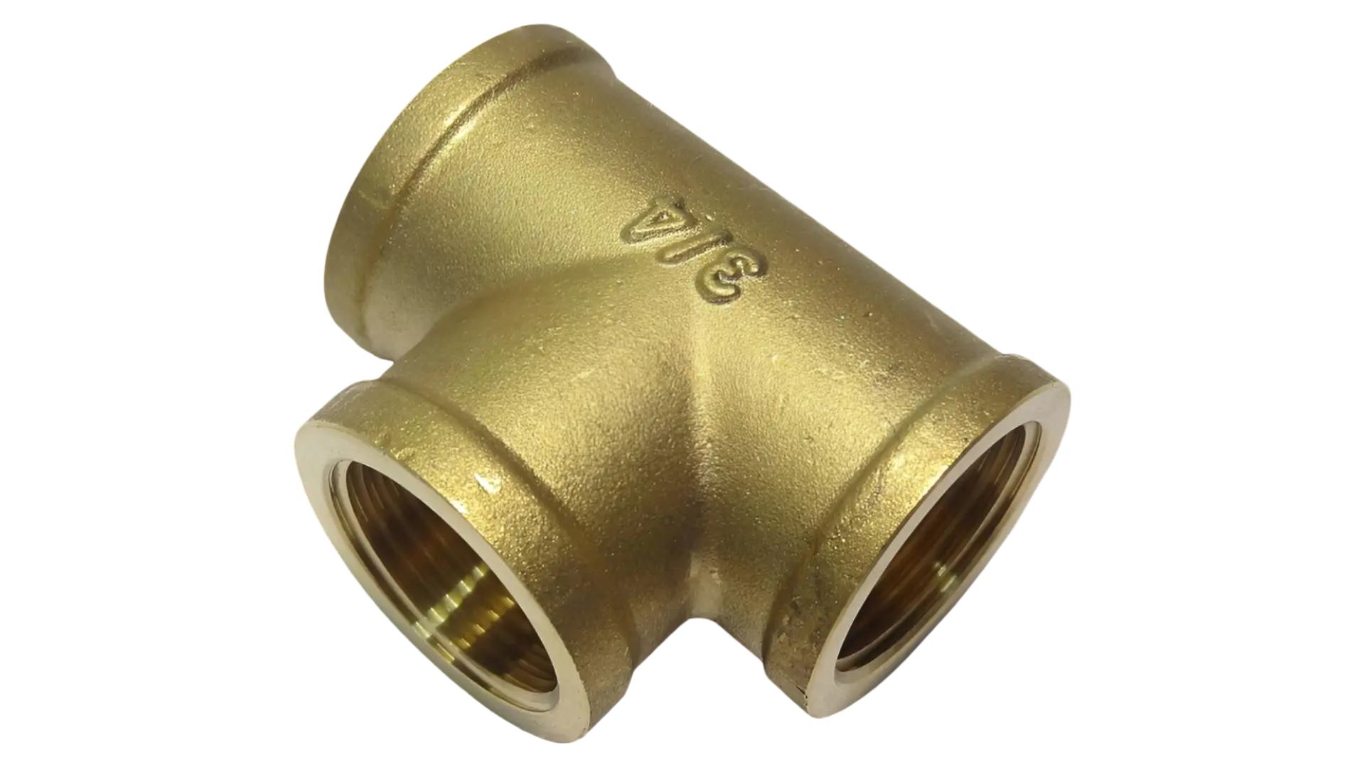 Brass tee fitting