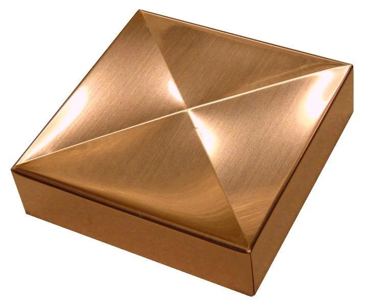 SS/Copper Pyramid Post Cap